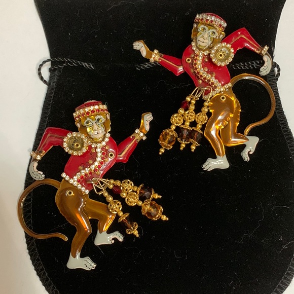 Lunch at the Ritz Jewelry Rare Lunch At The Ritz Bellhop Monkeys W